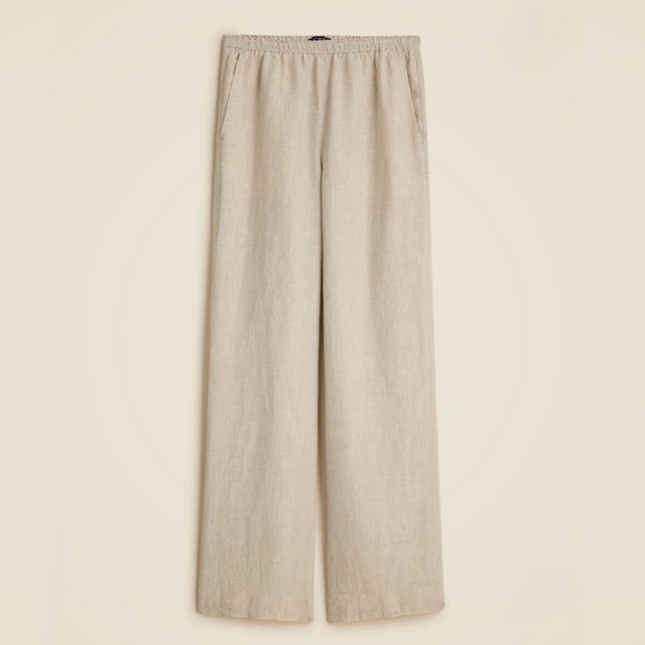 J. Crew Pants - J.Crew Stratus Pant in Linen Flax Size L